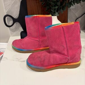Kids Pink Uggs- Size 1